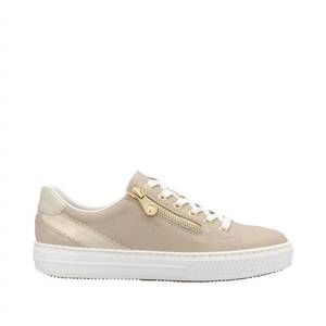NEW RIEKER women's l5900 enya sneakers in beige